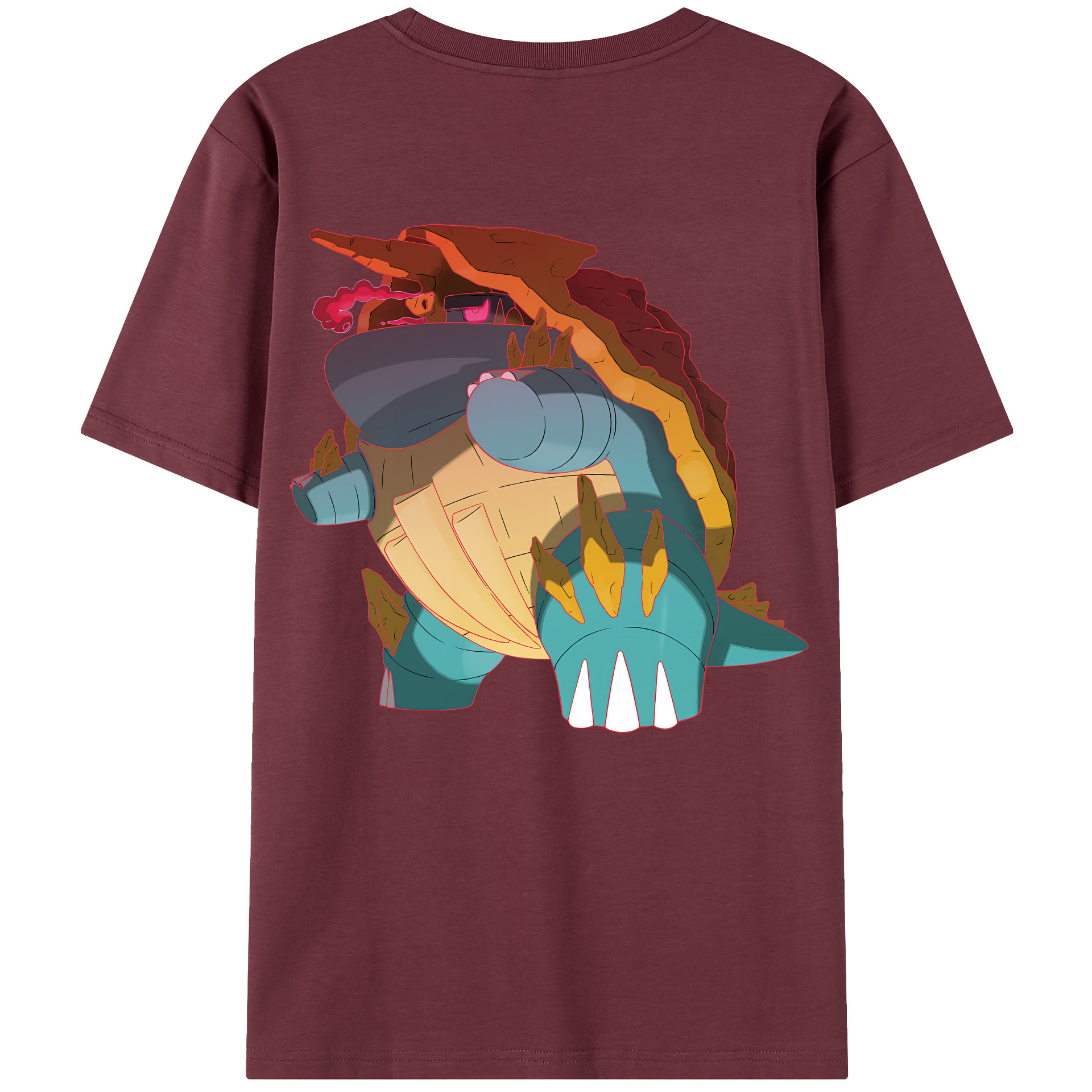 （画像用） ポケットモンスター Pokémon 綿100％半袖Tシャツ（背面プリント）